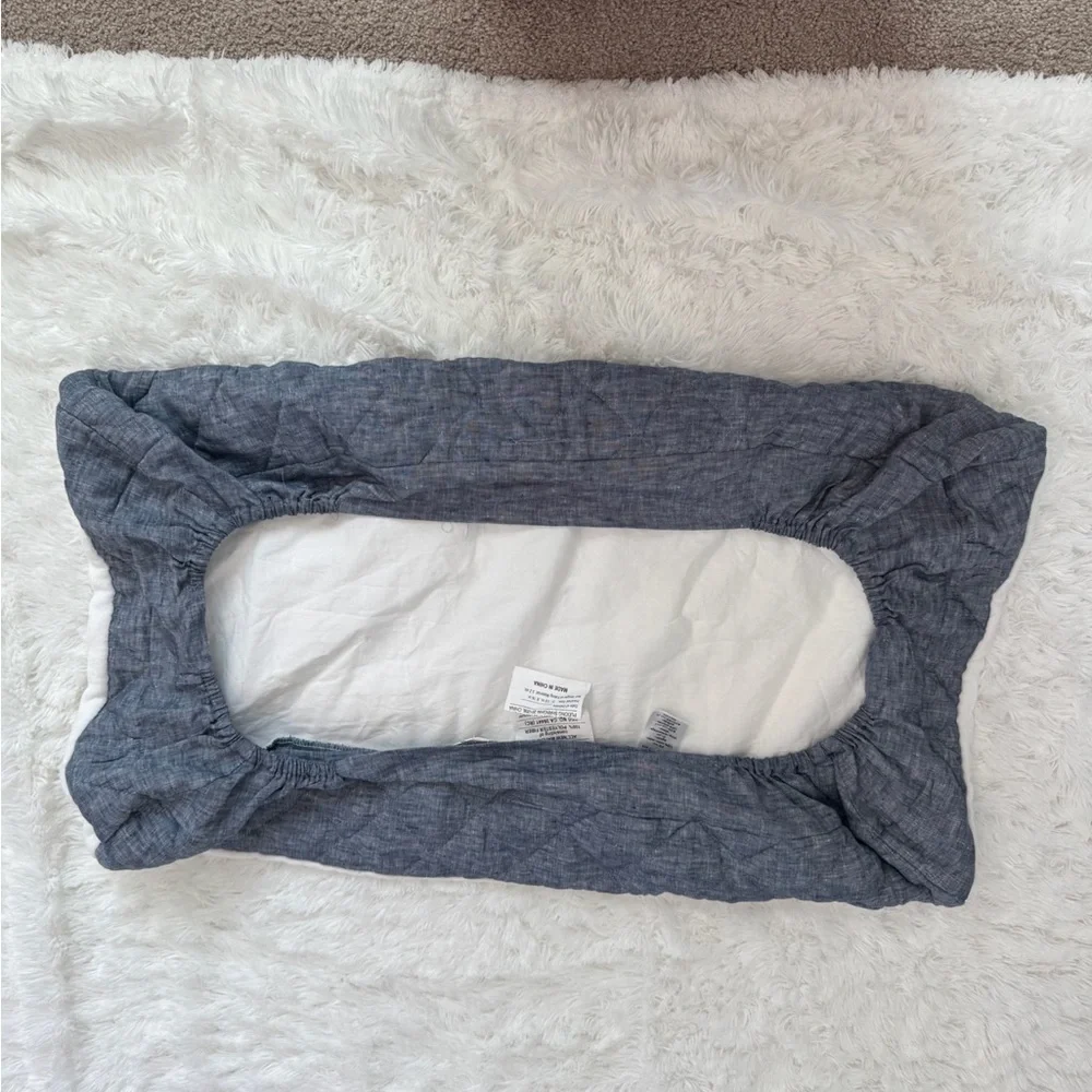 NWOT Pottery Barn Kids European Linen Terry Changing Pad Cover